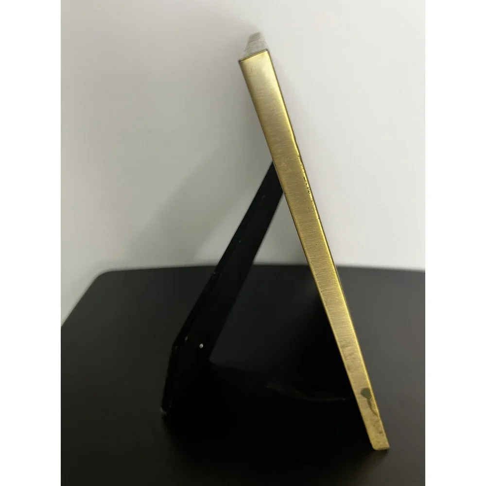 Connoisseur Vintage Gold Metal Picture Frame 5x7 w/ Easel‎ Stand